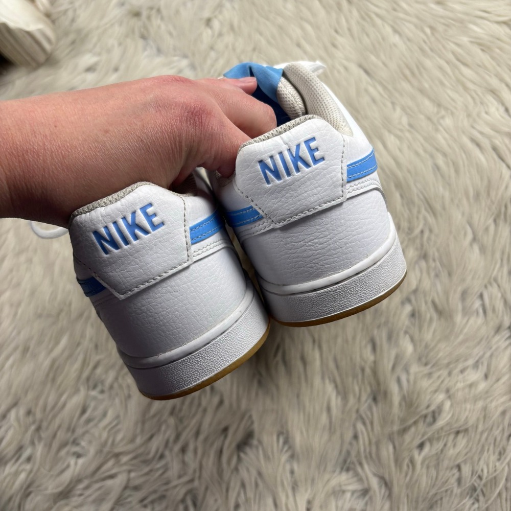 Nike Court Women's 8.5 White Blue Vision Low Next Nature Sneakers Street Urban - Picture 5 of 8